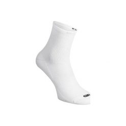 Skarpety do biegania CONFORT x2. Białe skarpety KALENJI, bez wzorów, z elastanu. Za 14.99 zł.