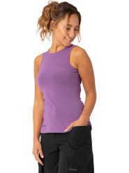 LaMunt Top funkcyjny "Maria" w kolorze fioletowym rozmiar: 44. Różowe topy LaMunt, bez wzorów, z materiału, bez kołnierzyka, bez ramiączek. Za 130.99 zł.