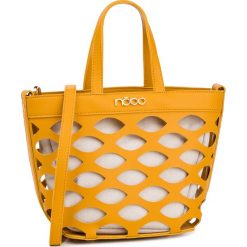 Torebka NOBO - NBAG-G1130-C002 Żółty. Żółte torebki klasyczne Nobo, z aplikacjami, ze skóry ekologicznej, zdobione, bez dodatków. W wyprzedaży za 119.00 zł.