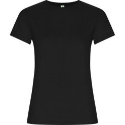 Złota Koszulka Damska. Czarne bluzki ROLY, s, bez wzorów, sportowe, bez kołnierzyka, bez ramiączek. Za 42.99 zł.