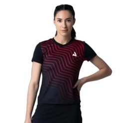 Damski jersey Joola Team 25. Czerwone koszulki sportowe Joola, bez wzorów, z jersey, bez ramiączek, tenisowe. Za 227.00 zł.