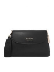 Nine West Torebka CEO-East-Village-Essential-LX9962 Czarny. Czarne listonoszki Nine West, bez wzorów, z materiału, bez dodatków. Za 279.99 zł.