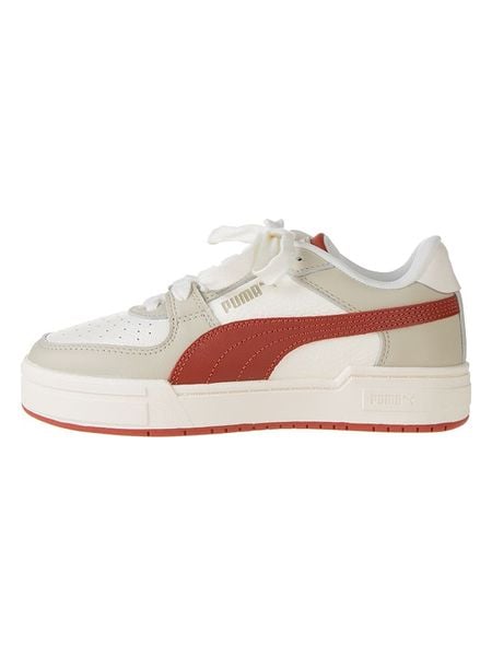 Puma Skórzane sneakersy "Ca Pro Classi" w kolorze beżowo-czerwonym rozmiar: 44. Brązowe trampki Puma, bez wzorów, z materiału, bez zapięcia. Za 183.59 zł.