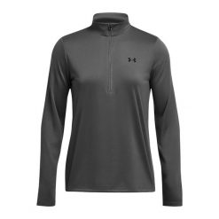 Bluza damska Under Armour Tech 1/2 Zip Solid. Szare bluzy Under Armour, xl, bez wzorów, bez kaptura. Za 129.99 zł.