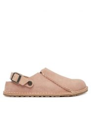 Birkenstock Klapki Zermatt 1031146 Różowy. Czerwone klapki Birkenstock, bez wzorów, ze skóry, bez obcasa. Za 719.99 zł.
