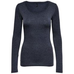 ONLY T-shirt damski na Live Love New Ls O-neck Top Noos Night Sky Melange (rozmiar XS). T-shirty Only, xs, bez wzorów, bez kołnierzyka, bez ramiączek. W wyprzedaży za 43.00 zł.