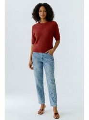 Oui Dżinsy - Comfort fit - w kolorze błękitnym rozmiar: 36. Niebieskie jeansy Oui, z aplikacjami, z podwyższonym stanem. Za 209.95 zł.