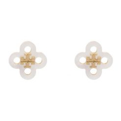 Kolczyki Tory Burch. Żółte kolczyki Tory Burch, złote. Za 659.99 zł.
