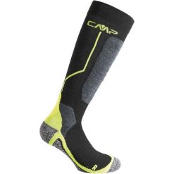 Skarpety narciarskie CMP SKI SOCK WOOL wełniane ocieplane antybakteryjne. Czarne skarpety CMP, bez wzorów, z elastanu. Za 127.00 zł.