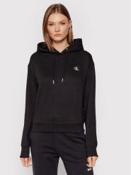 Calvin Klein Jeans Bluza Embroidered Logo J20J213178 Czarny Regular Fit. Czarne bluzy Calvin Klein Jeans, s, bez wzorów, z bawełny, bez kaptura. Za 229.99 zł.