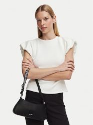 Karl Lagerfeld Jeans Torebka B3W30174 Czarny. Czarne torebki klasyczne Karl Lagerfeld Jeans, bez wzorów, z jeansu, bez dodatków. Za 549.99 zł.