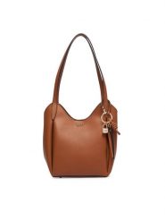 Guess Torebka HWBG97 35030 Brązowy jasny. Brązowe torebki klasyczne Guess, z aplikacjami, ze skóry, bez dodatków. Za 584.99 zł.