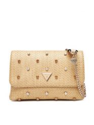Guess Torebka Giully II HWWE96 73200 Beżowy. Brązowe torebki klasyczne Guess, z aplikacjami, z tworzywa sztucznego, bez dodatków. Za 679.99 zł.