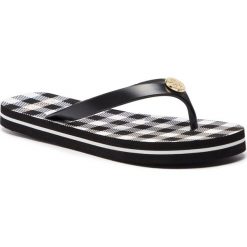 Japonki LAUREN RALPH LAUREN - Elissa II 802739443001 Blk/Wht. Czarne klapki Lauren Ralph Lauren, bez wzorów, z tworzywa sztucznego, bez obcasa. W wyprzedaży za 159.00 zł.