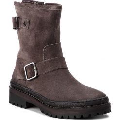 Botki TOMMY HILFIGER - Basic Biker Boot Sue FW0FW03308 Steel Grey 039. Szare botki TOMMY HILFIGER, bez wzorów, z materiału, bez obcasa, na obcasie, bez zapięcia. W wyprzedaży za 379.00 zł.