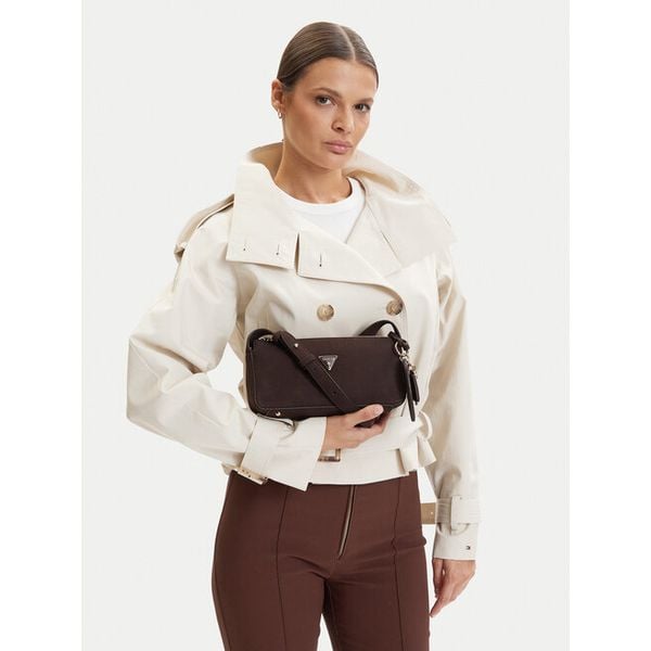 Torebka Guess. Brązowe torebki klasyczne Guess, z aplikacjami, bez dodatków. Za 371.99 zł.