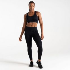 Legitimate damskie sportowe legginsy. Brązowe legginsy sportowe Dare 2b, bez wzorów, na fitness i siłownię. W wyprzedaży za 159.99 zł.