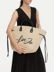 Liu Jo Torebka VA6202 A0007 Beżowy. Brązowe shopper Liu Jo, bez wzorów, z syntetyku, bez dodatków. Za 599.99 zł.