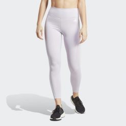 Legginsy treningowe z wysokim stanem Train Essentials 3-Stripes 7/8. Szare legginsy sportowe Adidas, l, bez wzorów, z materiału, z podwyższonym stanem, na fitness i siłownię. W wyprzedaży za 161.10 zł.