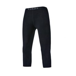 Damskie legginsy termoaktywne 3/4 100% wełna merynosów - Bjork 210. Czarne legginsy FJORK MERINO, xs, bez wzorów, z wełny. W wyprzedaży za 239.00 zł.
