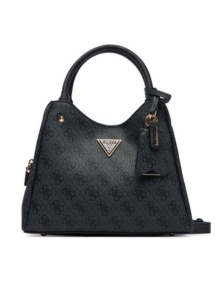 Guess Torebka Meridian II HWSG69 74050 Czarny. Czarne torebki klasyczne Guess, z aplikacjami, ze skóry, bez dodatków. Za 361.99 zł.