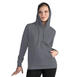 Damska Gładka Bluza Sportowa Przez Głowę Kaptur. Szare bluzy sportowe SG, xs, bez wzorów, bez kaptura. Za 111.99 zł.