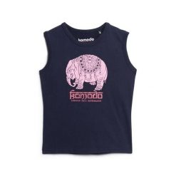 Damski wąski tank top Superdry Komodo Hathi. Niebieskie bielizna sportowa Superdry, bez wzorów. Za 147.35 zł.