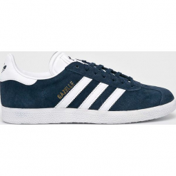 Adidas Originals - Buty Gazelle. Niebieskie obuwie sportowe Adidas Originals, z gumy, bez zapięcia. Za 399.90 zł.