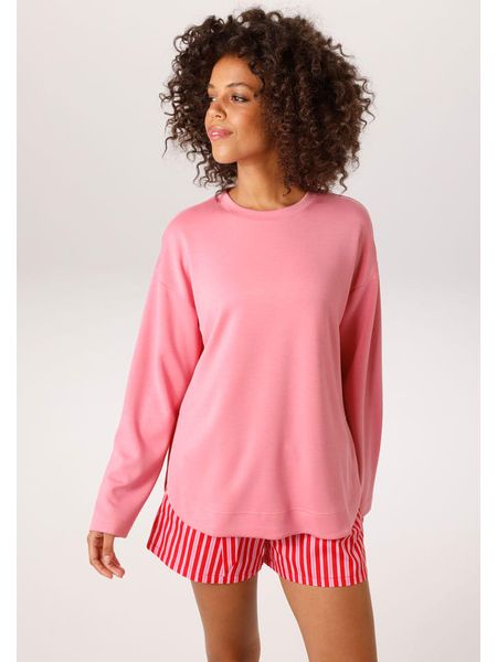 Aniston Bluza w kolorze jasnoróżowym rozmiar: 48. Różowe bluzy Aniston, bez wzorów, bez kaptura. Za 51.95 zł.