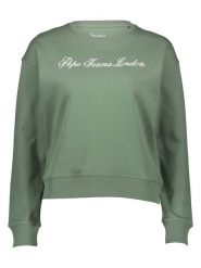 Pepe Jeans Bluza w kolorze zielonym rozmiar: L. Zielone bluzy Pepe Jeans, l, bez wzorów, z jeansu, bez kaptura. Za 110.04 zł.