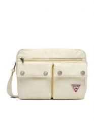 Guess Jeans Torebka CWBEO-GUESS-XC-002-09 Écru. Listonoszki Guess Jeans, z aplikacjami, z jeansu, bez dodatków. Za 199.99 zł.