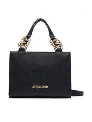 LOVE MOSCHINO Torebka JC4006PP1PLB0000 Czarny. Czarne torebki klasyczne Love Moschino, bez wzorów, ze skóry, bez dodatków. Za 949.99 zł.