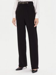 Rinascimento Spodnie materiałowe CFC0126219003 Czarny Regular Fit. Czarne spodnie materiałowe Rinascimento, xs, bez wzorów, z materiału. Za 469.99 zł.