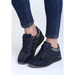 Granatowe Buty Sportowe Black Flame. Czarne obuwie sportowe Born2be, bez zapięcia. Za 69.99 zł.