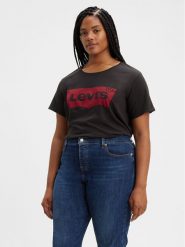 Levi's® T-Shirt The Perfect Tee 357900003 Szary Regular Fit. Szare t-shirty l, bez wzorów, z bawełny, bez kołnierzyka, bez ramiączek. Za 79.99 zł.