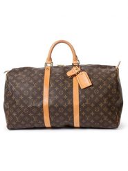 Louis Vuitton Torba podróżna w kolorze brązowym - 50 x 26 x 22 cm rozmiar: onesize. Brązowe torby podróżne Louis Vuitton, bez wzorów, z materiału. Za 4,480.99 zł.