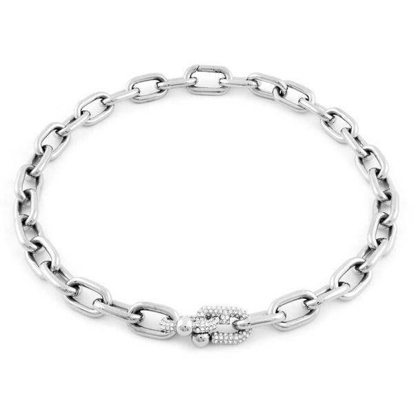 Naszyjnik Furla. Szare naszyjniki Furla, srebrne. Za 499.99 zł.