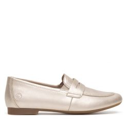 Lordsy Remonte. Żółte lordsy Remonte, bez wzorów, bez obcasa, bez zapięcia. Za 265.99 zł.