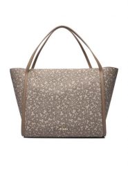 TOUS Torebka Kaos Mini Lines 2002183744 Brązowy. Brązowe shopper Tous, bez wzorów, ze skóry, bez dodatków. Za 1,199.00 zł.