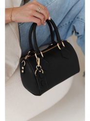 Lia Biassoni Skórzana torebka w kolorze czarnym - 22 x 17 x 13 cm rozmiar: onesize. Czarne torby na ramię Lia Biassoni, bez wzorów, z materiału, przez ramię, bez dodatków. Za 260.99 zł.