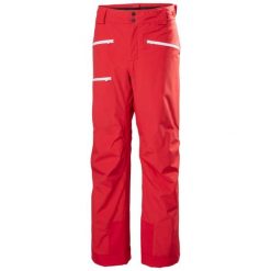 Spodnie narciarskie dla kobiet Helly Hansen Acer Ins. Czerwone spodnie narciarskie Helly Hansen, bez wzorów, narciarskie. Za 1,532.00 zł.