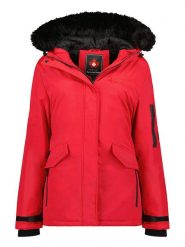 Canadian Peak Parka "Adan" w kolorze czerwonym rozmiar: XXL. Czerwone parki Canadian Peak, xxl, bez kaptura. Za 232.23 zł.