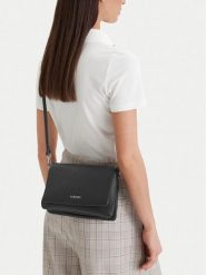 Lasocki Torebka CEO-LSK-X-003-07 Czarny. Czarne torebki klasyczne Lasocki, bez wzorów, z materiału, bez dodatków. Za 159.99 zł.