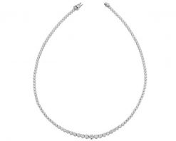 Naszyjnik z białego złota z brylantami - 45 cm - 5,25 ct - próba 750. Białe naszyjniki Apart, z brylantem, złote. Za 62,990.00 zł.