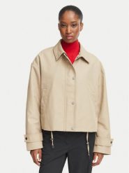 Tommy Hilfiger Kurtka przejściowa WW0WW52912 Beżowy Regular Fit. Brązowe kurtki TOMMY HILFIGER, l, bez wzorów, z syntetyku, bez kaptura. Za 949.99 zł.