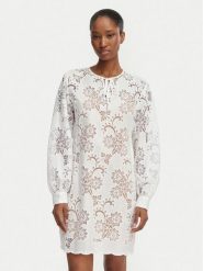 MICHAEL Michael Kors Sukienka letnia MS683E2KR2 Biały Relaxed Fit. Białe sukienki MICHAEL Michael Kors, na lato, bez wzorów, z syntetyku, bez kołnierzyka, bez ramiączek. Za 1,769.00 zł.