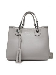 Emporio Armani Torebka EW000361 AF12036 M8118 Szary. Szare torebki klasyczne Emporio Armani, bez wzorów, ze skóry, bez dodatków. Za 759.99 zł.