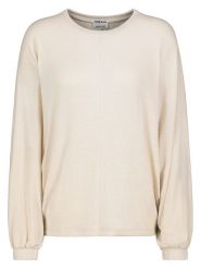 Fresh Made Sweter w kolorze beżowym rozmiar: M/L. Brązowe swetry Fresh Made, l, bez wzorów, bez ramiączek. Za 70.41 zł.