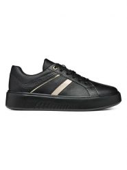 Geox Sneakersy "Nhenbus" w kolorze czarnym rozmiar: 39. Czarne trampki Geox, bez wzorów, bez zapięcia. Za 290.57 zł.