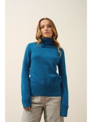 Just Cashmere Kaszmirowy golf "Lexie" w kolorze niebieskim rozmiar: XXL. Niebieskie golfy Just Cashmere, xxl, bez wzorów, z kaszmiru, bez ramiączek. Za 276.71 zł.